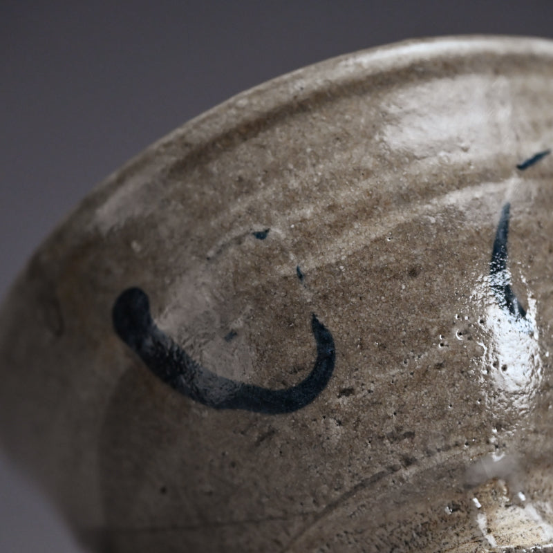 Random Blue Line Chawn Tea Bowl ー重森 陽子 “青緑 茶碗”