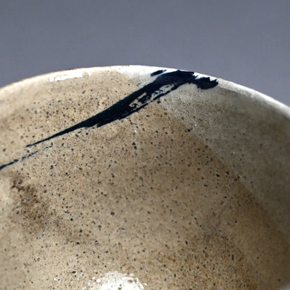 Random Blue Line Chawn Tea Bowl ー重森 陽子 “青線 茶碗”