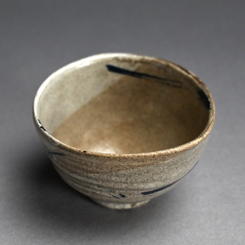 Random Blue Line Chawn Tea Bowl ー重森 陽子 “青線 茶碗”