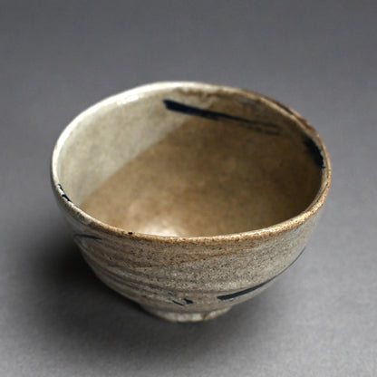 Random Blue Line Chawn Tea Bowl ー重森 陽子 “青線 茶碗”