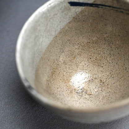 Random Blue Line Chawn Tea Bowl ー重森 陽子 “青線 茶碗”