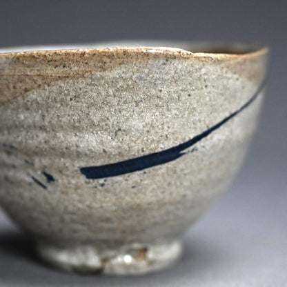 Random Blue Line Chawn Tea Bowl ー重森 陽子 “青線 茶碗”