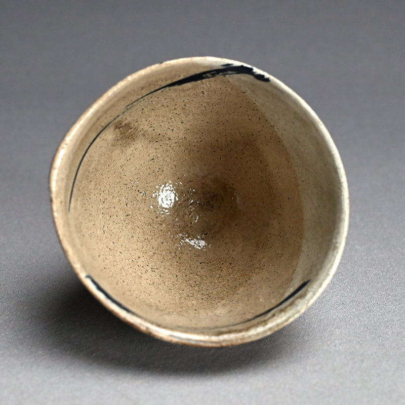 Random Blue Line Chawn Tea Bowl ー重森 陽子 “青線 茶碗”