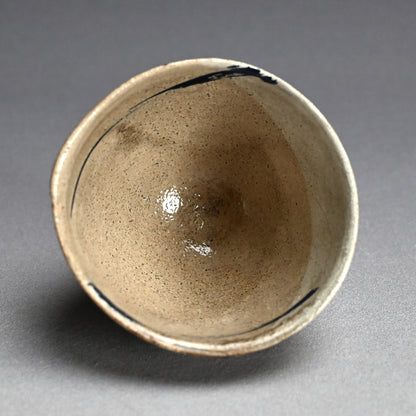 Random Blue Line Chawn Tea Bowl ー重森 陽子 “青線 茶碗”