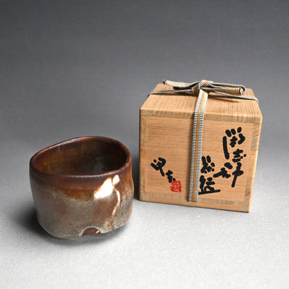Nezumi Shino Chawan Tea Bowl ー酒井 甲夫 “鼡志野 茶盌”