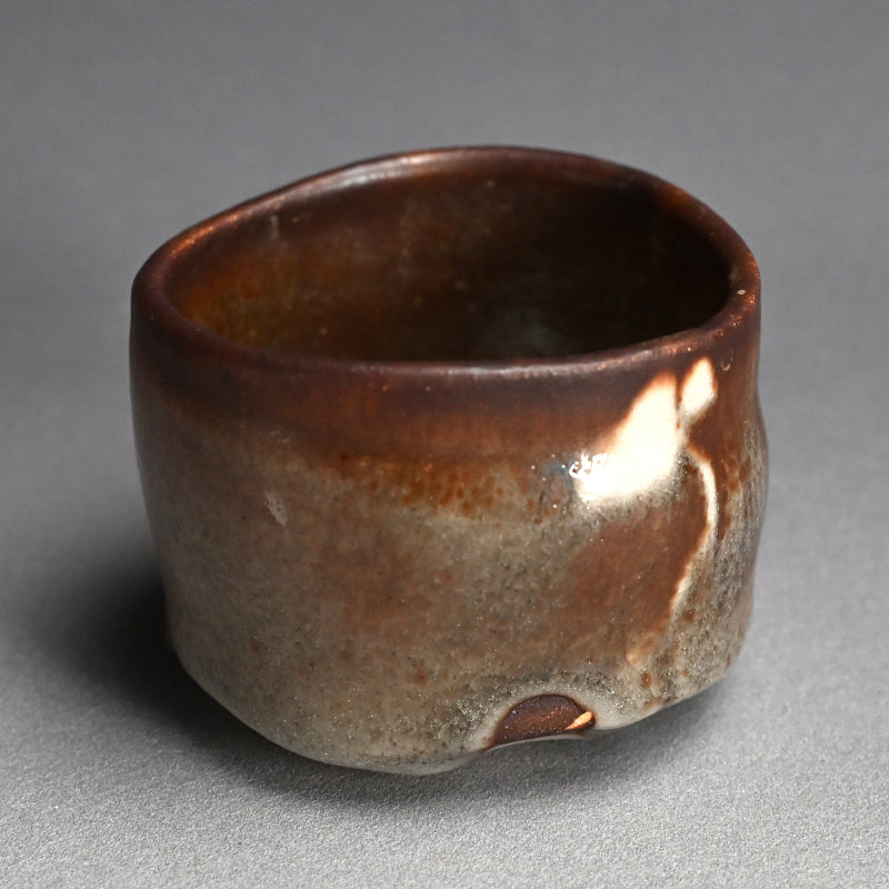 Nezumi Shino Chawan Tea Bowl ー酒井 甲夫 “鼡志野 茶盌”