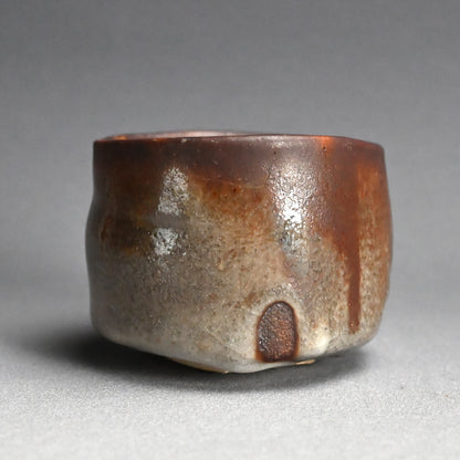 Nezumi Shino Chawan Tea Bowl ー酒井 甲夫 “鼡志野 茶盌”