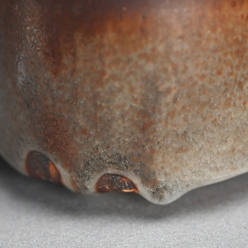 Nezumi Shino Chawan Tea Bowl ー酒井 甲夫 “鼡志野 茶盌”