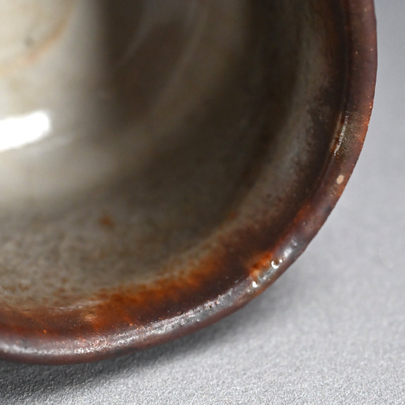 Nezumi Shino Chawan Tea Bowl ー酒井 甲夫 “鼡志野 茶盌”