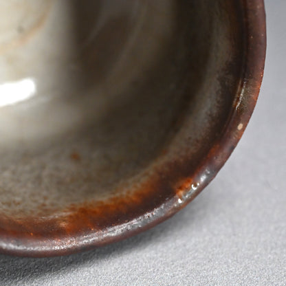 Nezumi Shino Chawan Tea Bowl ー酒井 甲夫 “鼡志野 茶盌”