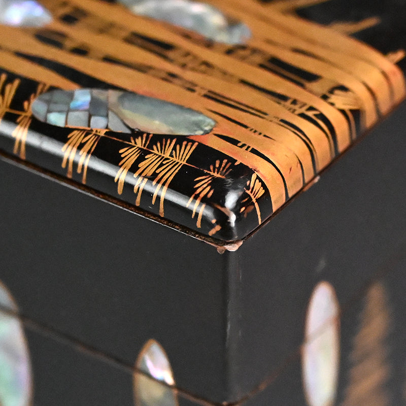 Edo p. Lacquer Stacking Box Set　