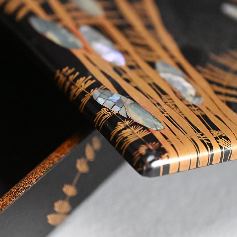 Edo p. Lacquer Stacking Box Set　