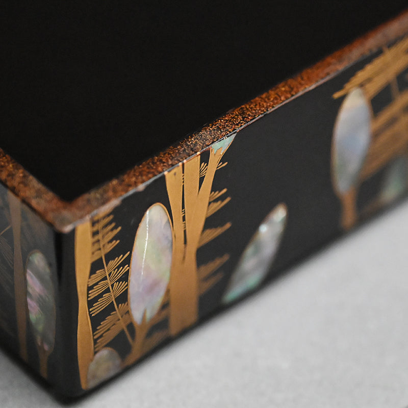 Edo p. Lacquer Stacking Box Set　