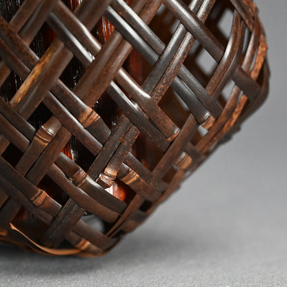 Bamboo Tea Room Basket ー西川 宗悦 “籠花入”