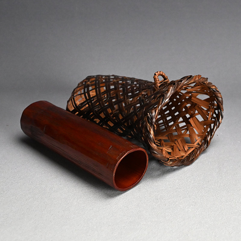 Bamboo Tea Room Basket ー西川 宗悦 “籠花入”