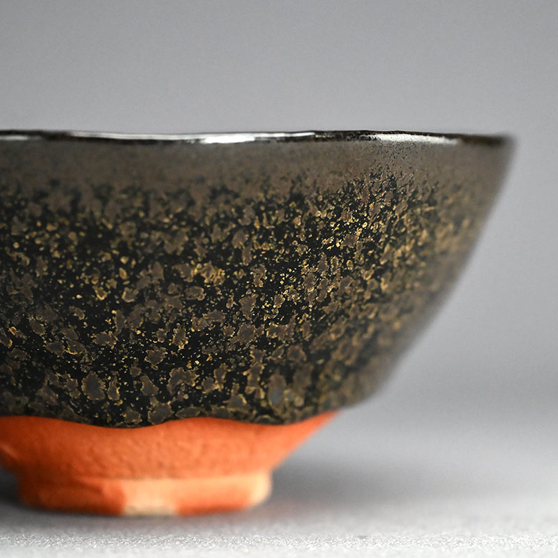 Fabulous Tenmoku Chawan Tea Bowl ー清水 卯一 “窯変天目釉 茶盌”