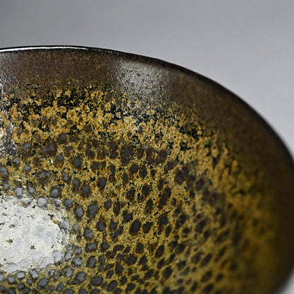 Fabulous Tenmoku Chawan Tea Bowl ー清水 卯一 “窯変天目釉 茶盌”