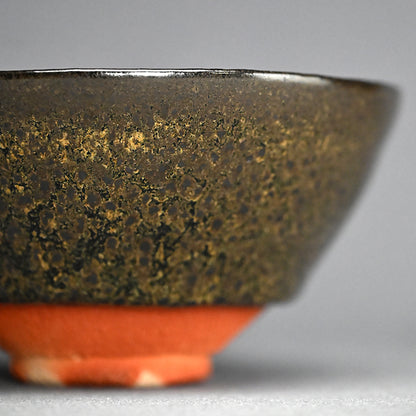 Fabulous Tenmoku Chawan Tea Bowl ー清水 卯一 “窯変天目釉 茶盌”