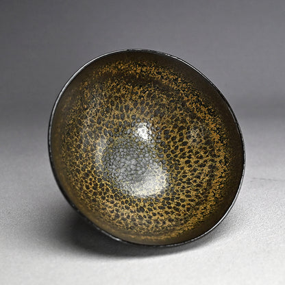 Fabulous Tenmoku Chawan Tea Bowl ー清水 卯一 “窯変天目釉 茶盌”