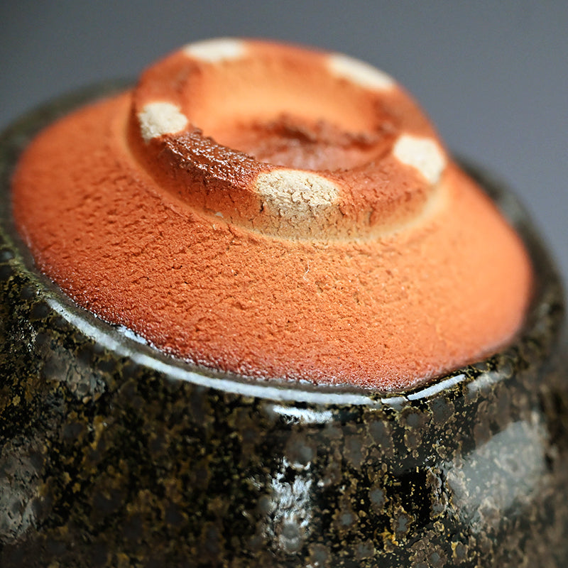 Fabulous Tenmoku Chawan Tea Bowl ー清水 卯一 “窯変天目釉 茶盌”