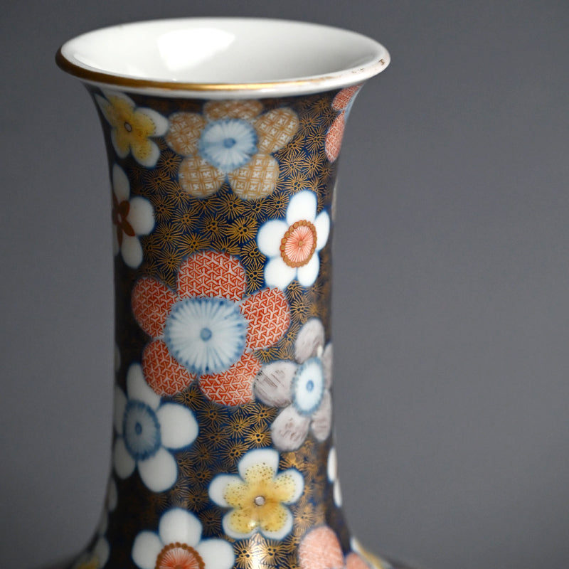 Antique Japanese Koransha Porcelain Vase ー香蘭社
