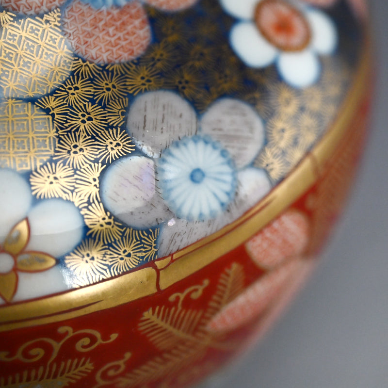 Antique Japanese Koransha Porcelain Vase ー香蘭社