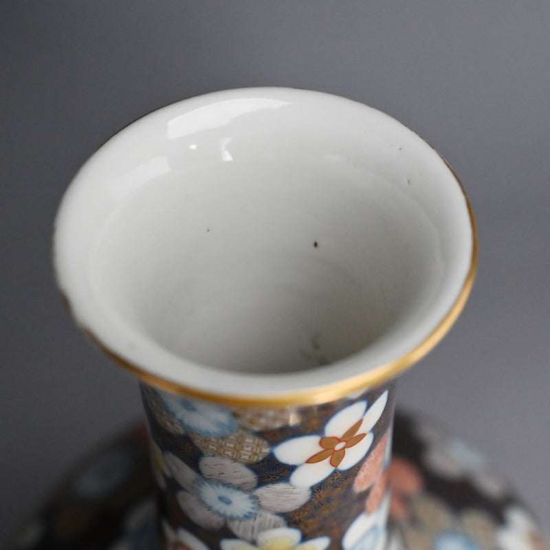 Antique Japanese Koransha Porcelain Vase ー香蘭社