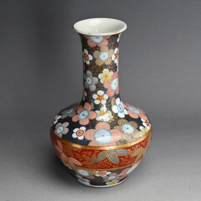 Antique Japanese Koransha Porcelain Vase ー香蘭社