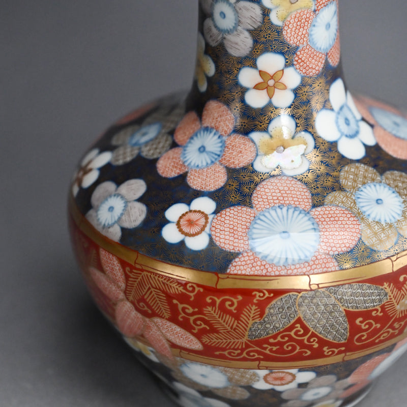 Antique Japanese Koransha Porcelain Vase ー香蘭社