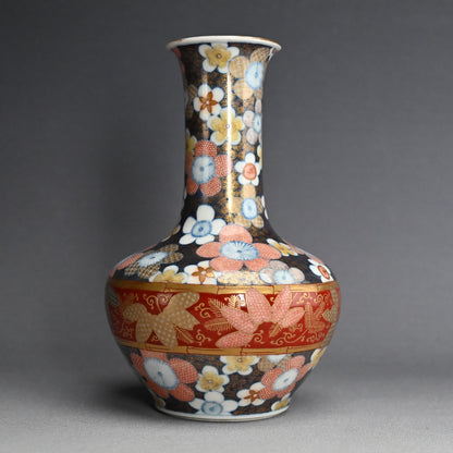 Antique Japanese Koransha Porcelain Vase ー香蘭社
