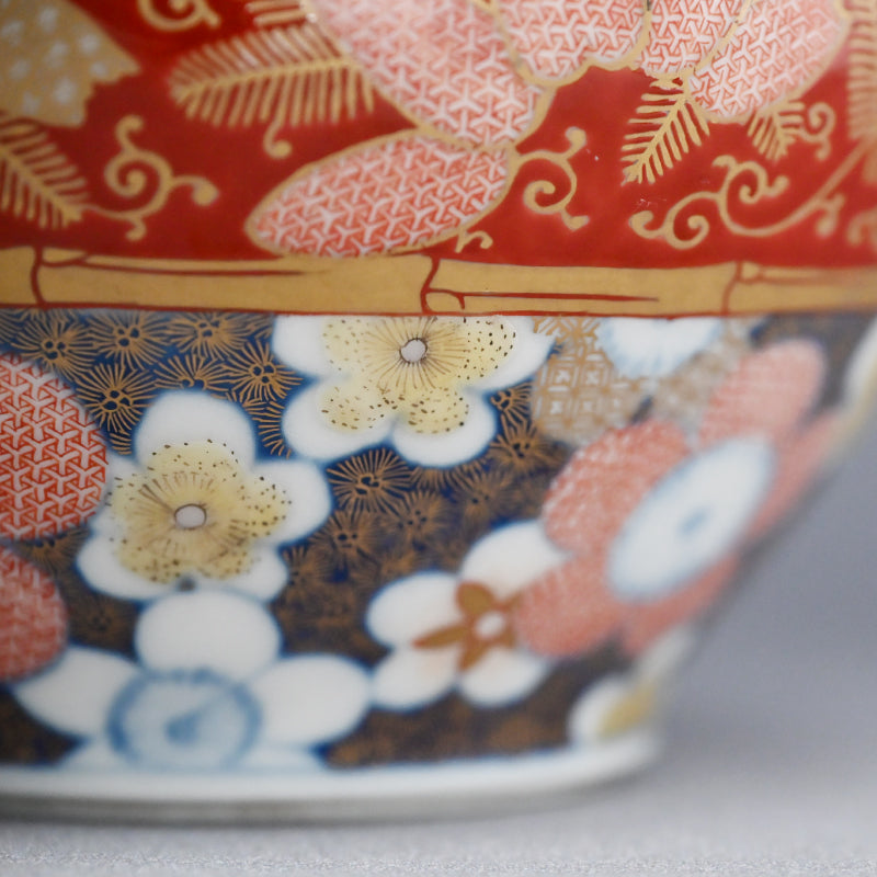 Antique Japanese Koransha Porcelain Vase ー香蘭社