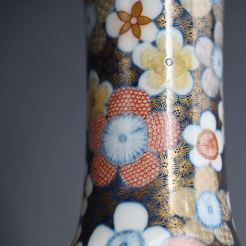 Antique Japanese Koransha Porcelain Vase ー香蘭社