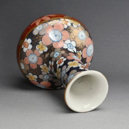 Antique Japanese Koransha Porcelain Vase ー香蘭社