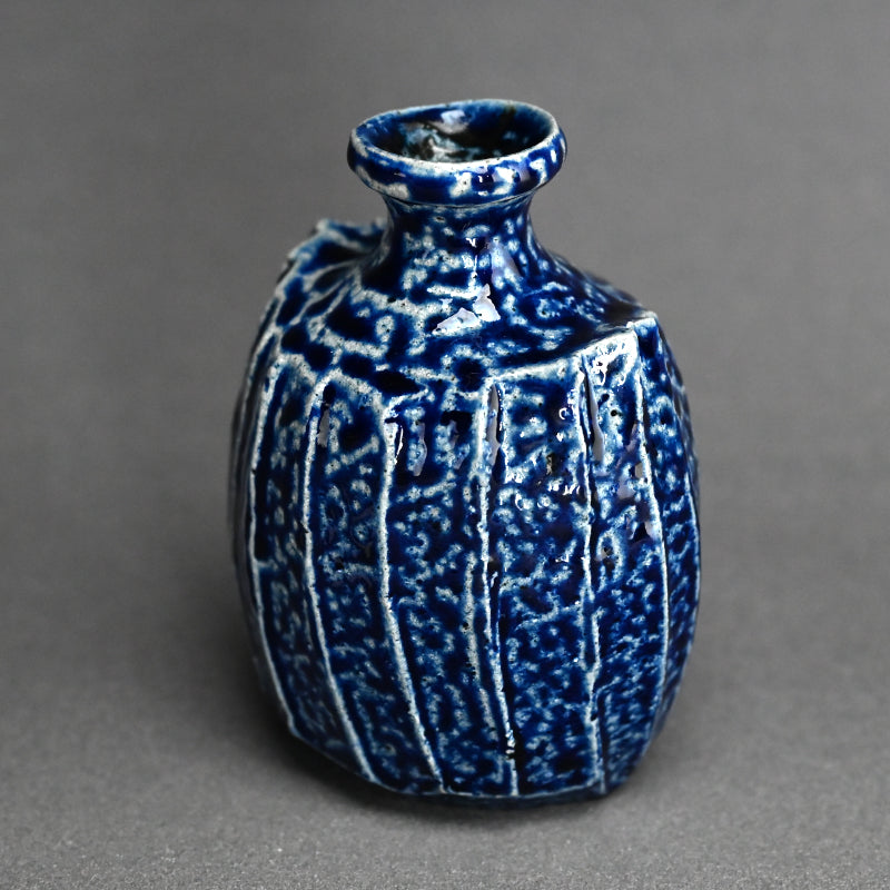 RARE! Salt Glazed Tokuri ー丸田 宗彦 “塩釉面取 徳利”