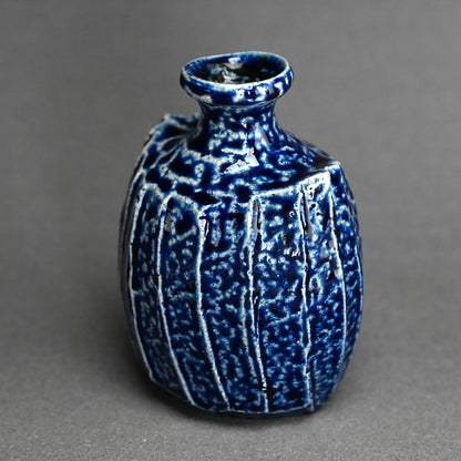 RARE! Salt Glazed Tokuri ー丸田 宗彦 “塩釉面取 徳利”