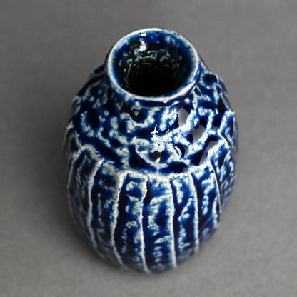 RARE! Salt Glazed Tokuri ー丸田 宗彦 “塩釉面取 徳利”