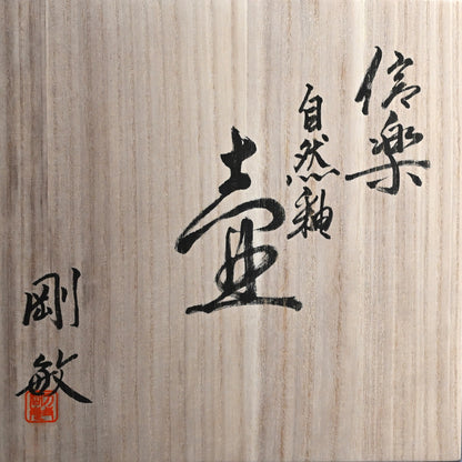 Teketoshi Shigaraki Tsubo ー古谷 剛敏 "信楽 自然釉 壷"
