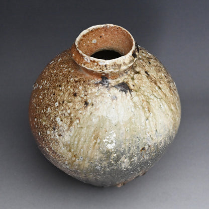 Teketoshi Shigaraki Tsubo ー古谷 剛敏 "信楽 自然釉 壷"