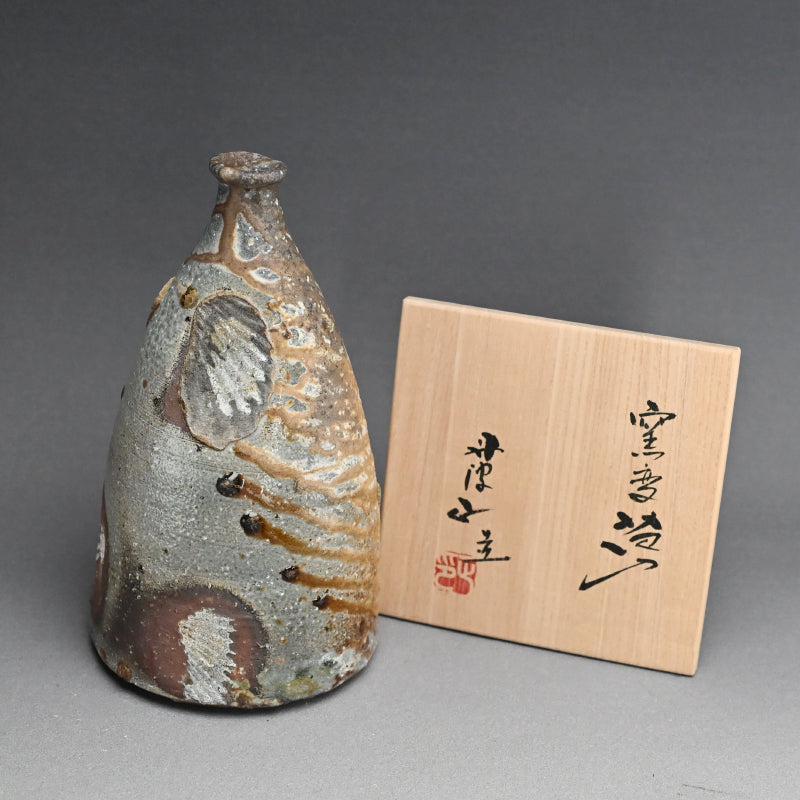 Yohen Hanaire Tamba Vase ー西端 正"窯変花入"