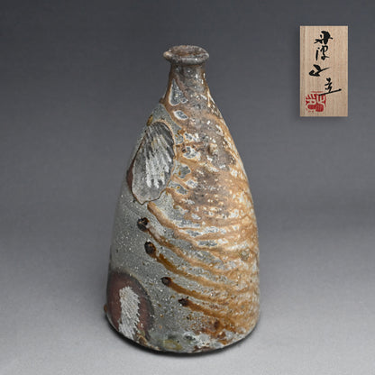 Yohen Hanaire Tamba Vase ー西端 正"窯変花入"