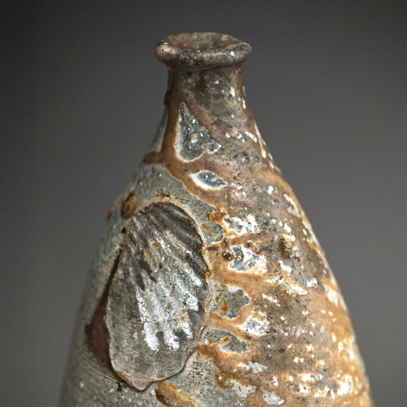 Yohen Hanaire Tamba Vase ー西端 正"窯変花入"