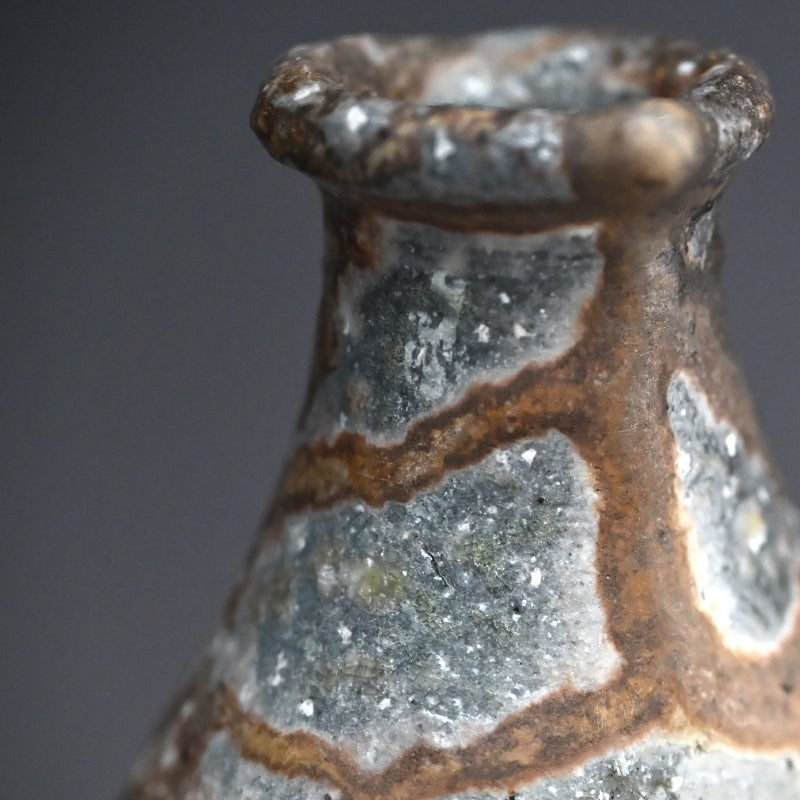 Yohen Hanaire Tamba Vase ー西端 正"窯変花入"