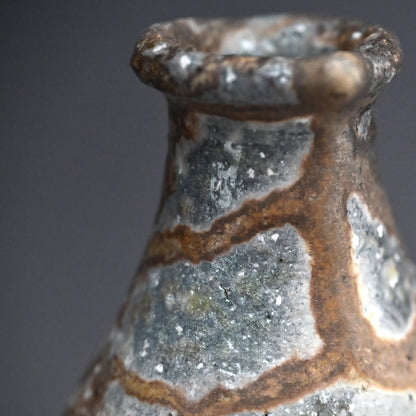 Yohen Hanaire Tamba Vase ー西端 正"窯変花入"