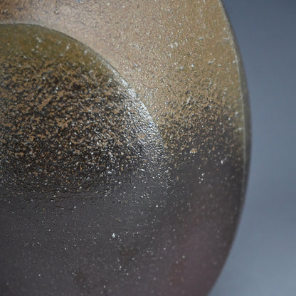 Bizen Henko Vase ー伊勢崎 創 "備前 扁壷"