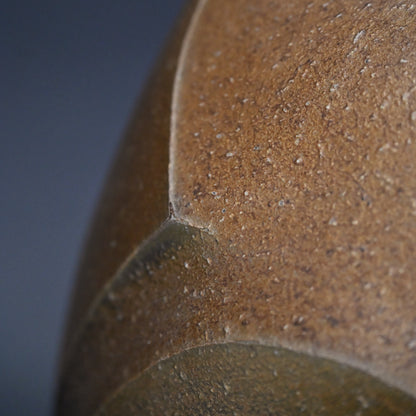 Bizen Henko Vase ー伊勢崎 創 "備前 扁壷"