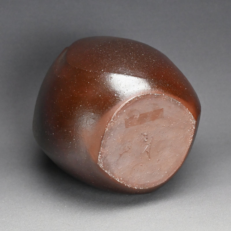 Bizen Henko Vase ー伊勢崎 創 "備前 扁壷"