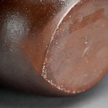Bizen Henko Vase ー伊勢崎 創 "備前 扁壷"