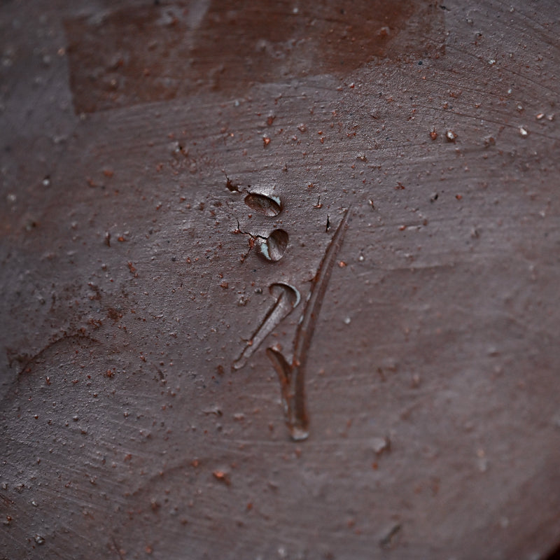 Bizen Henko Vase ー伊勢崎 創 "備前 扁壷"