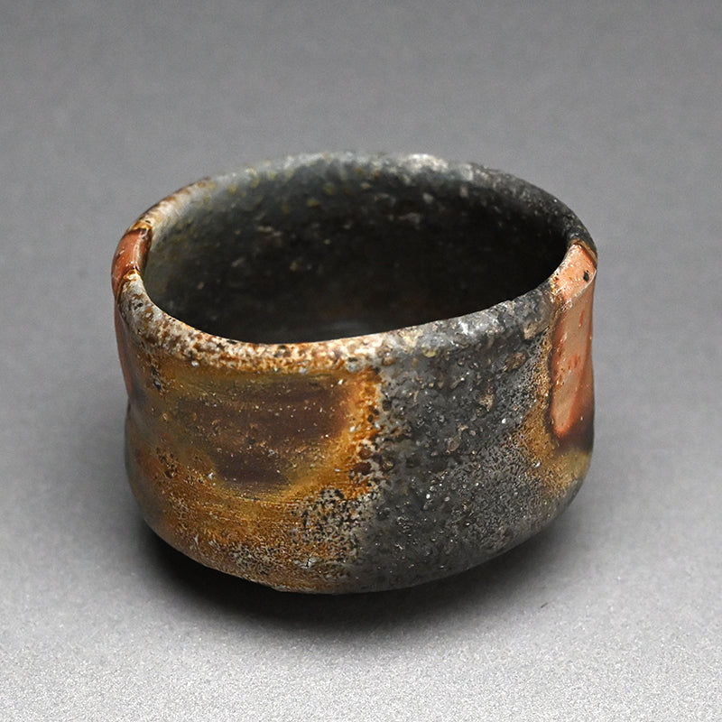 Bizen Chawan Maccha Tea Bowl ー森 丁斎 “備前 手造り茶盌”