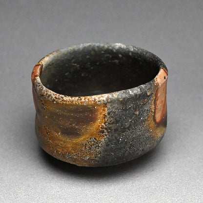 Bizen Chawan Maccha Tea Bowl ー森 丁斎 “備前 手造り茶盌”